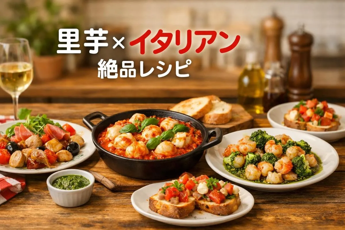 里芋をイタリアンに仕上げる絶品レシピ集とおしゃれな前菜アレンジおすすめ集